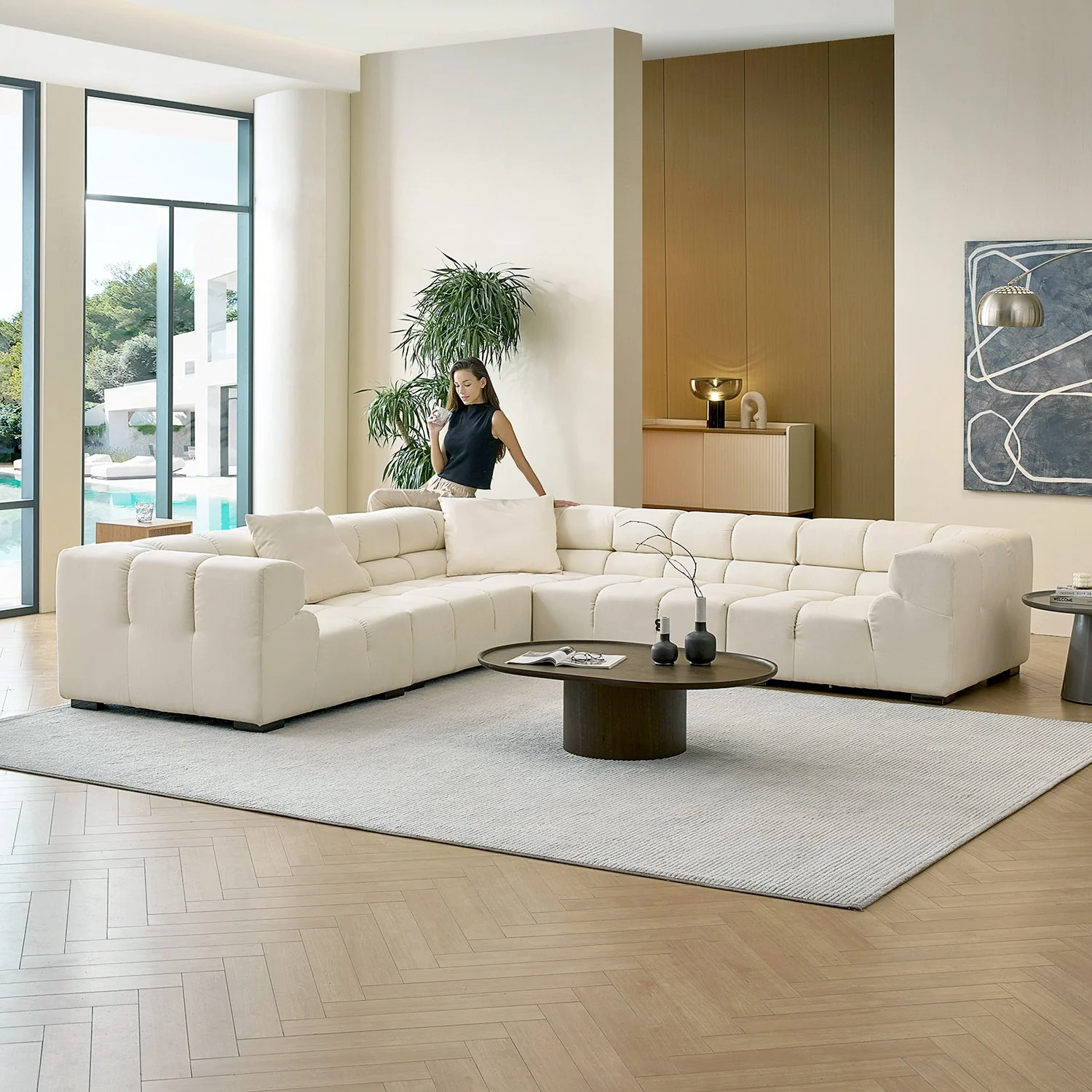Amora Closed L Sectional - Image 39
