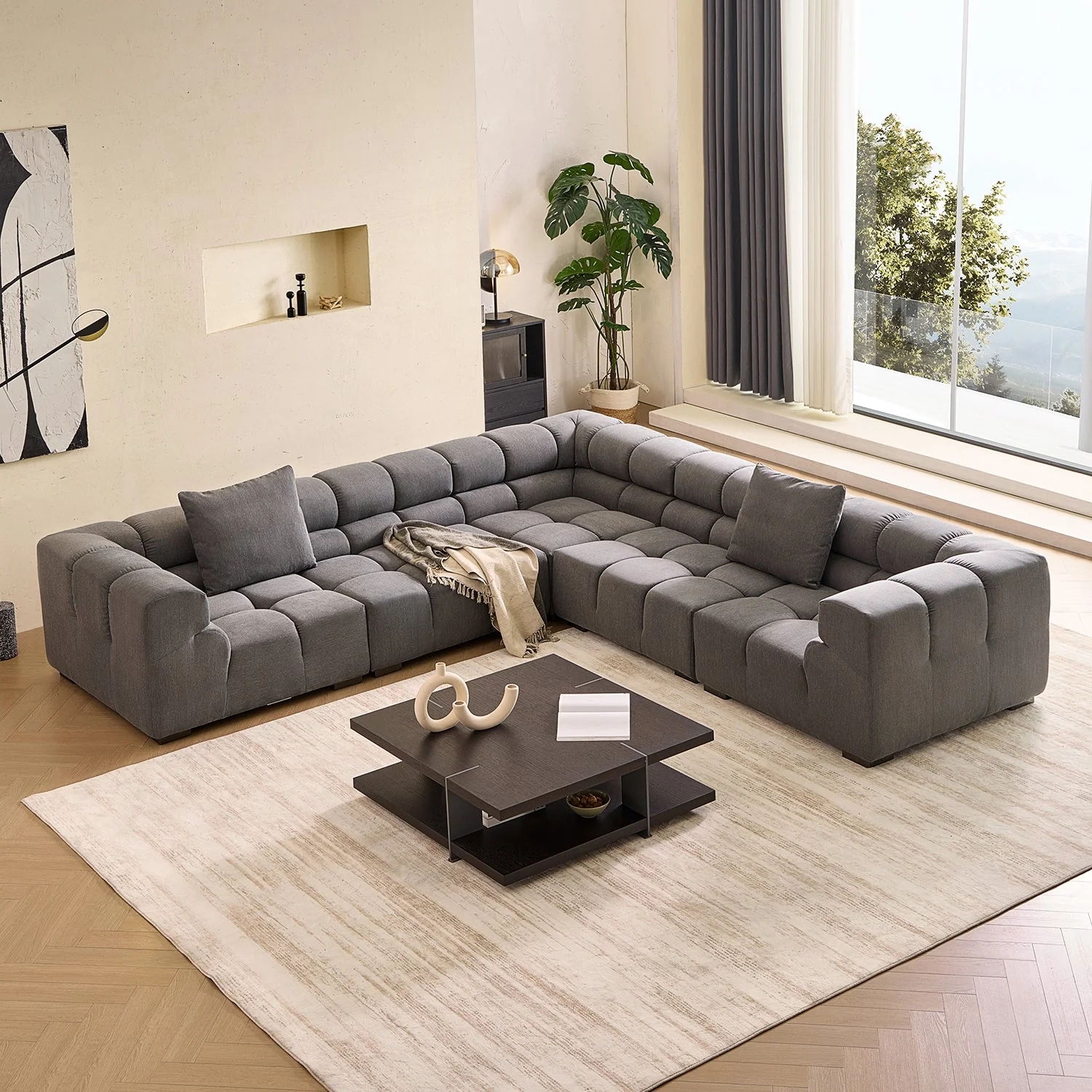 Amora Closed L Sectional - Image 45