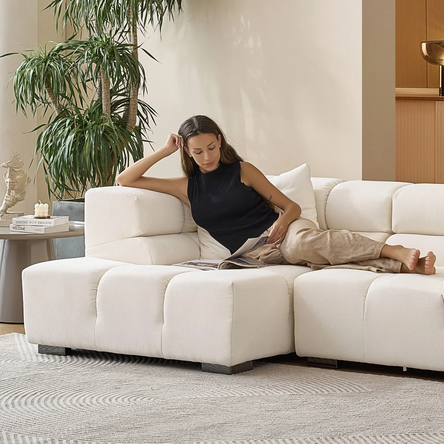 Amora Sectional High Arm - Image 7