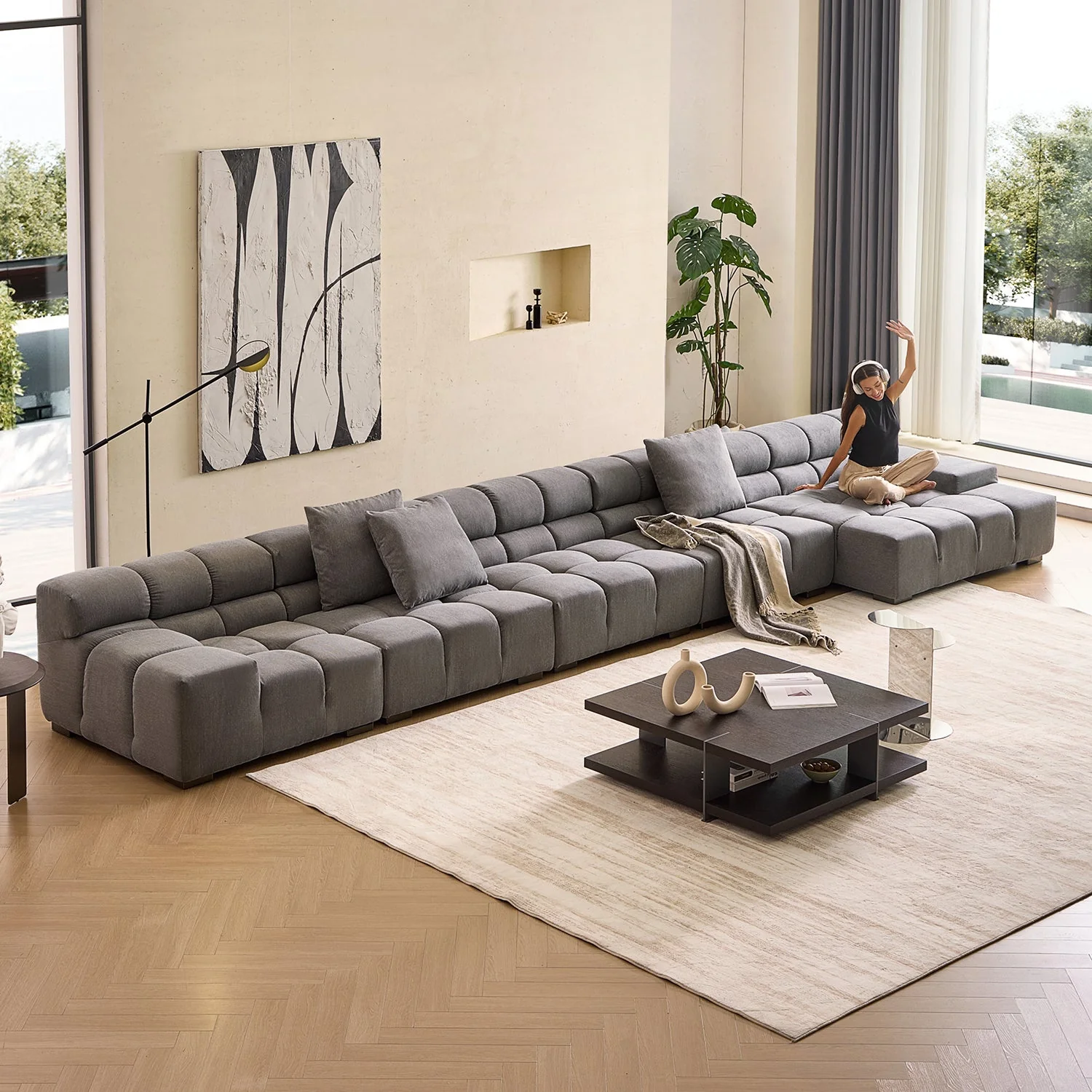 Amora Sectional Low Arm - Image 106
