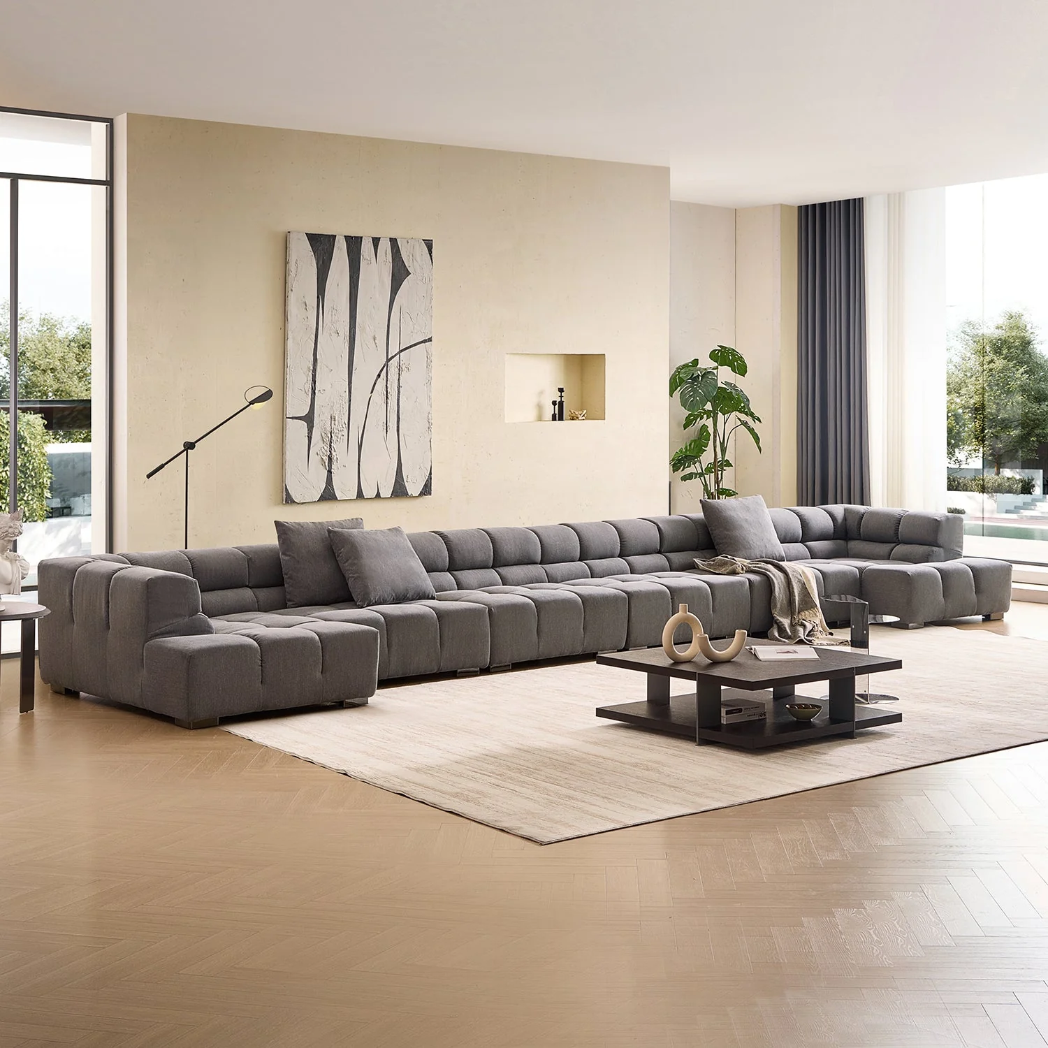 Amora U Sectional High Arm - Image 49