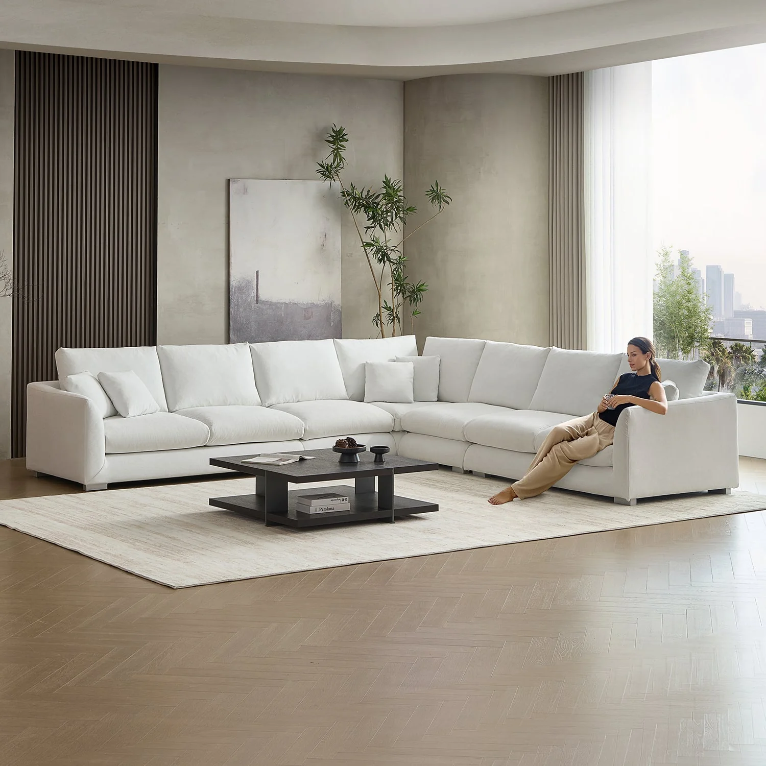 Feathers L Sectional - Image 120