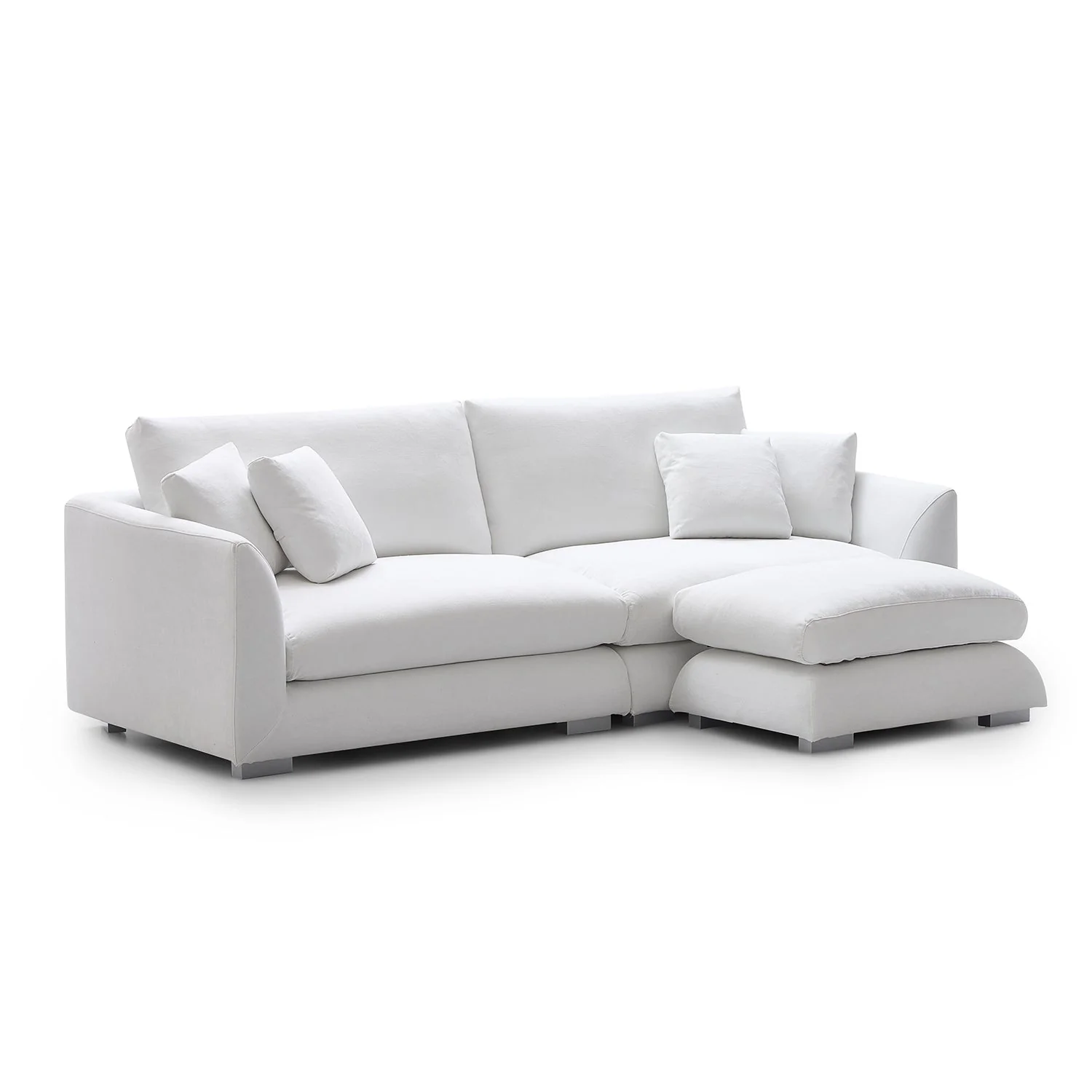 Feathers Sofa + Ottoman - Image 117