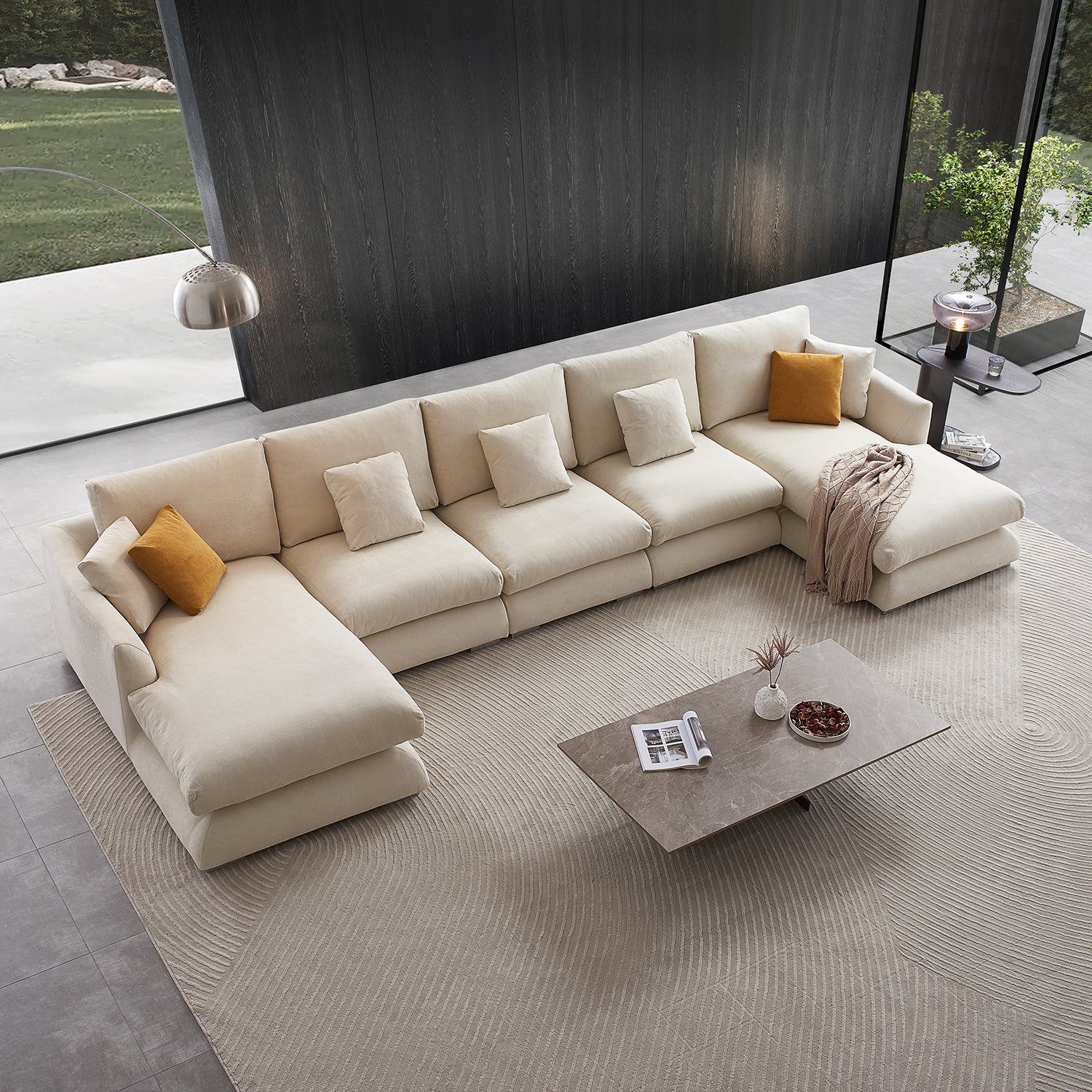 Feathers U-Sectional - Image 5