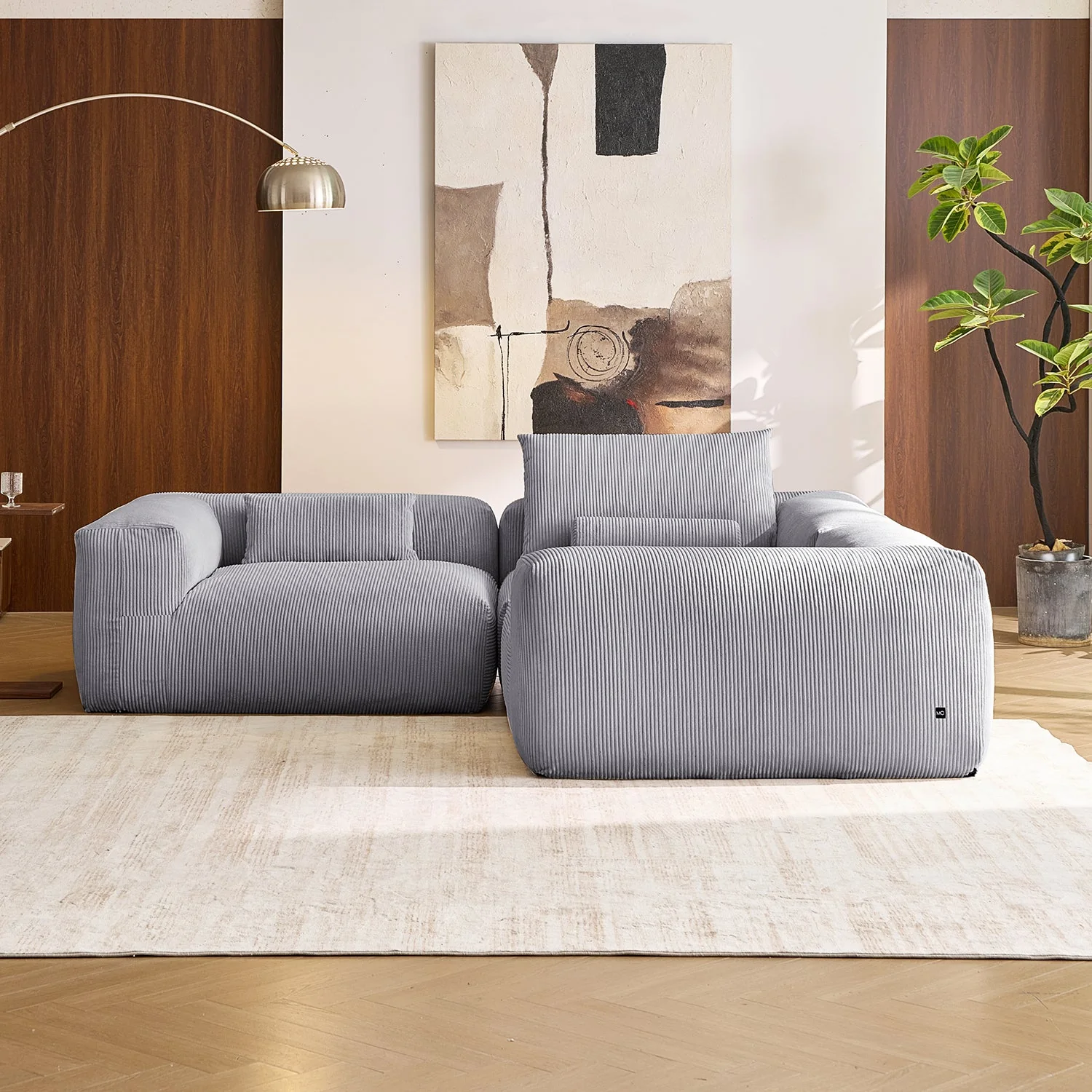 Mellow Closed L Sectional - Image 26