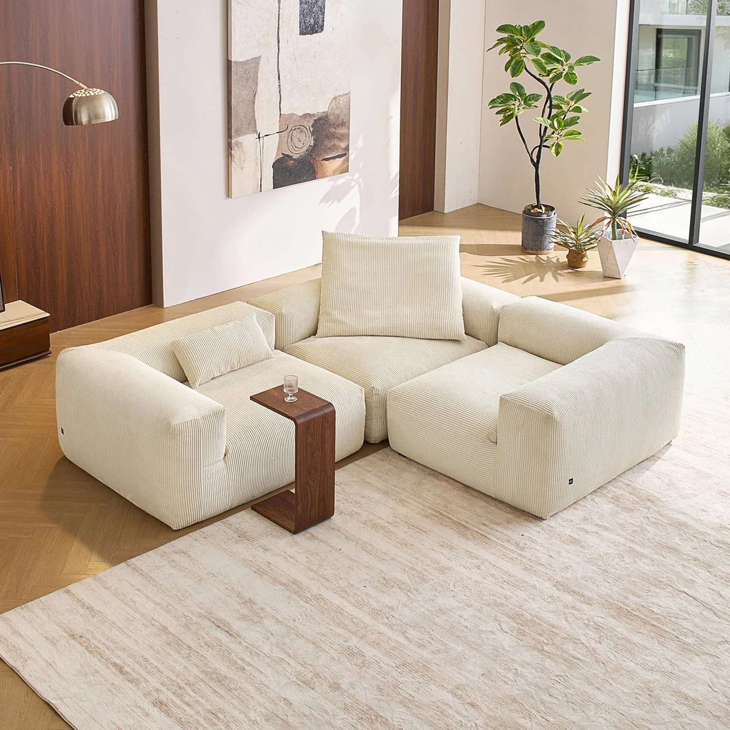 Mellow Closed L Sectional - Image 9