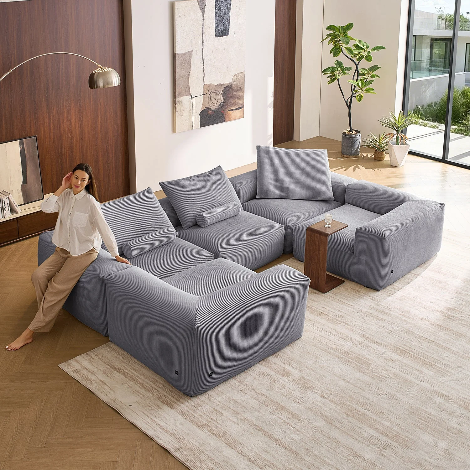 Mellow Closed U Sectional - Image 20