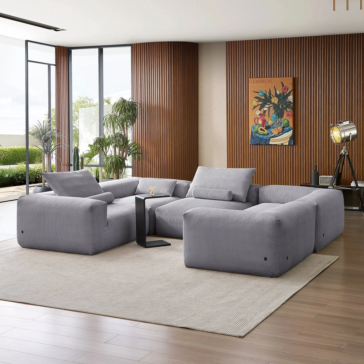 Mellow Extra Deep Closed U Sectional - Image 19