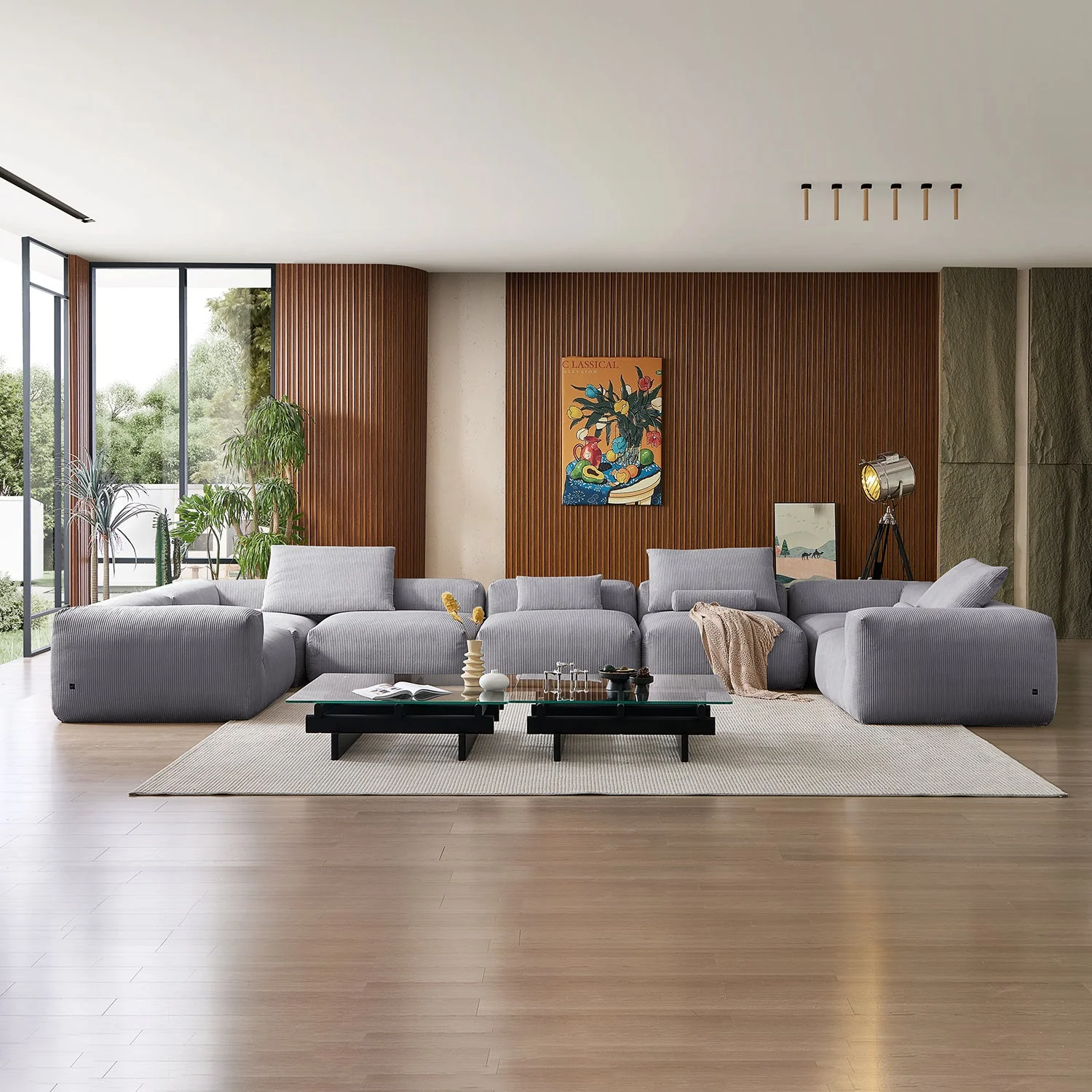 Mellow Extra Deep Closed U Sectional - Image 74