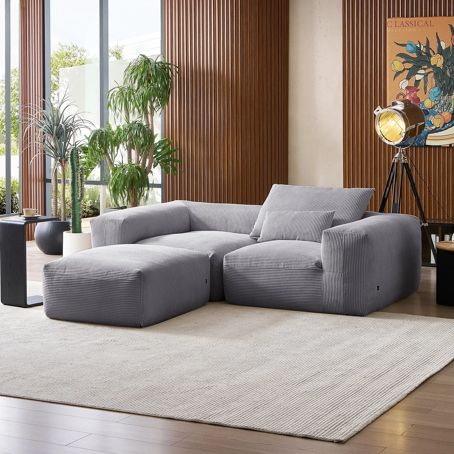 Mellow Extra Deep Sectional with Ottoman - Image 26
