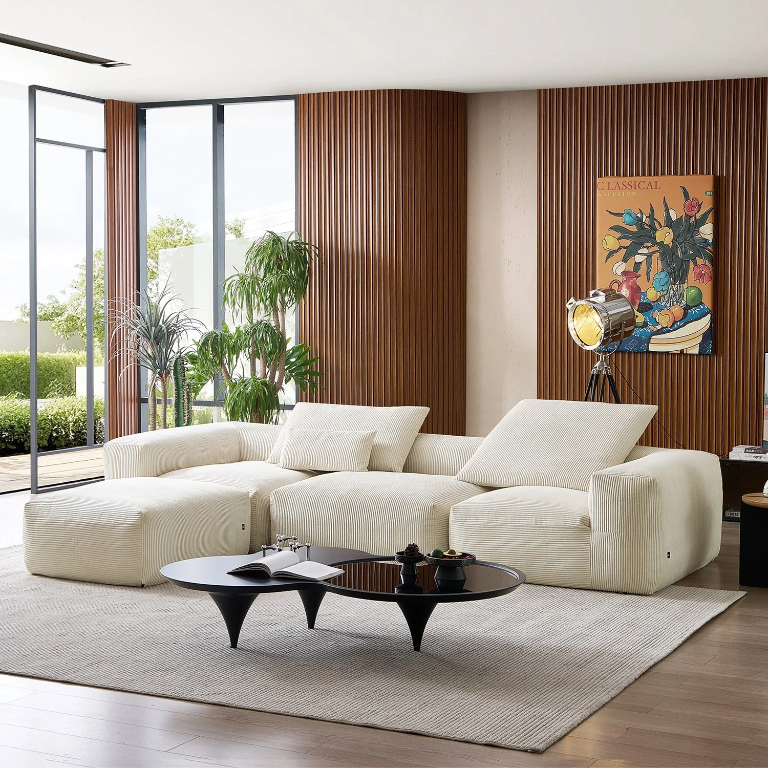 Mellow Extra Deep Sectional with Ottoman - Image 39