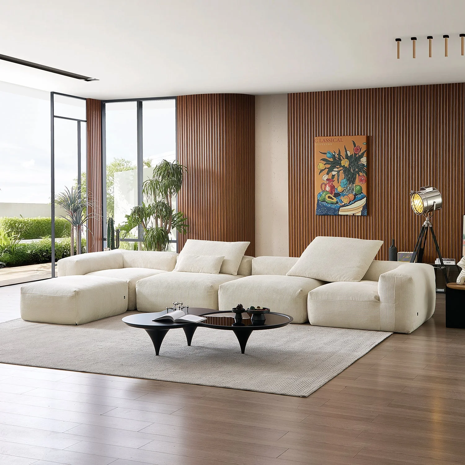 Mellow Extra Deep Sectional with Ottoman - Image 65