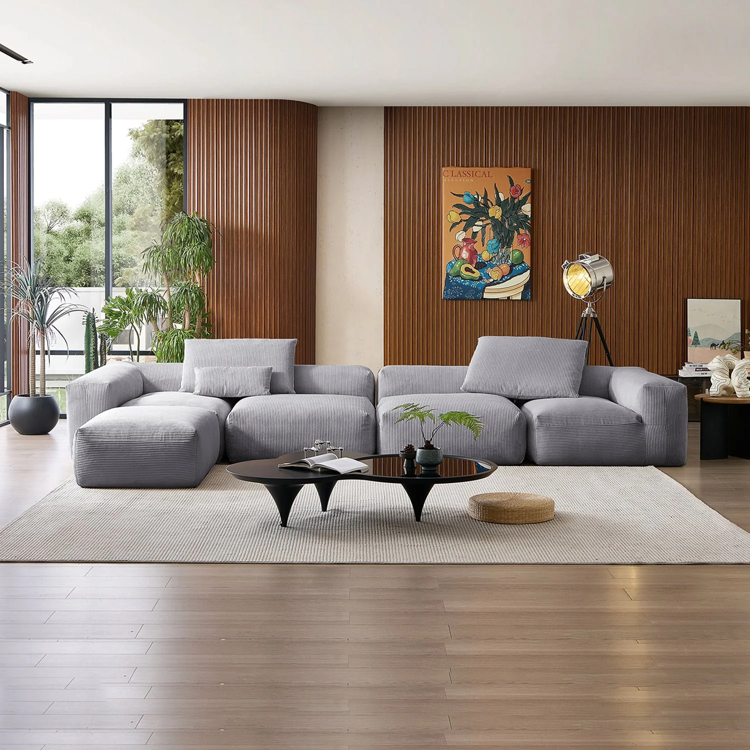 Mellow Extra Deep Sectional with Ottoman - Image 66