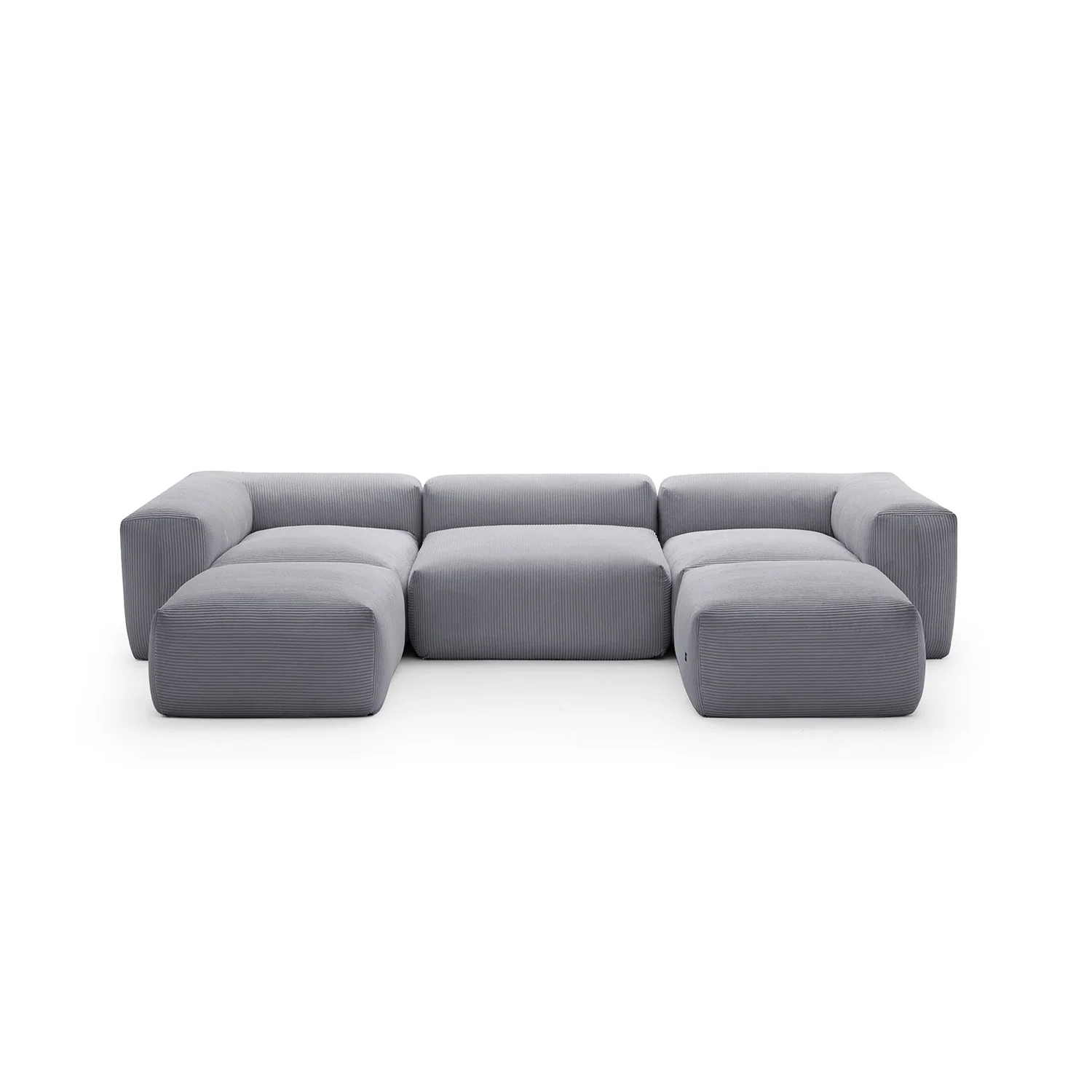 Mellow Extra Deep U Sectional with Ottoman - Image 15