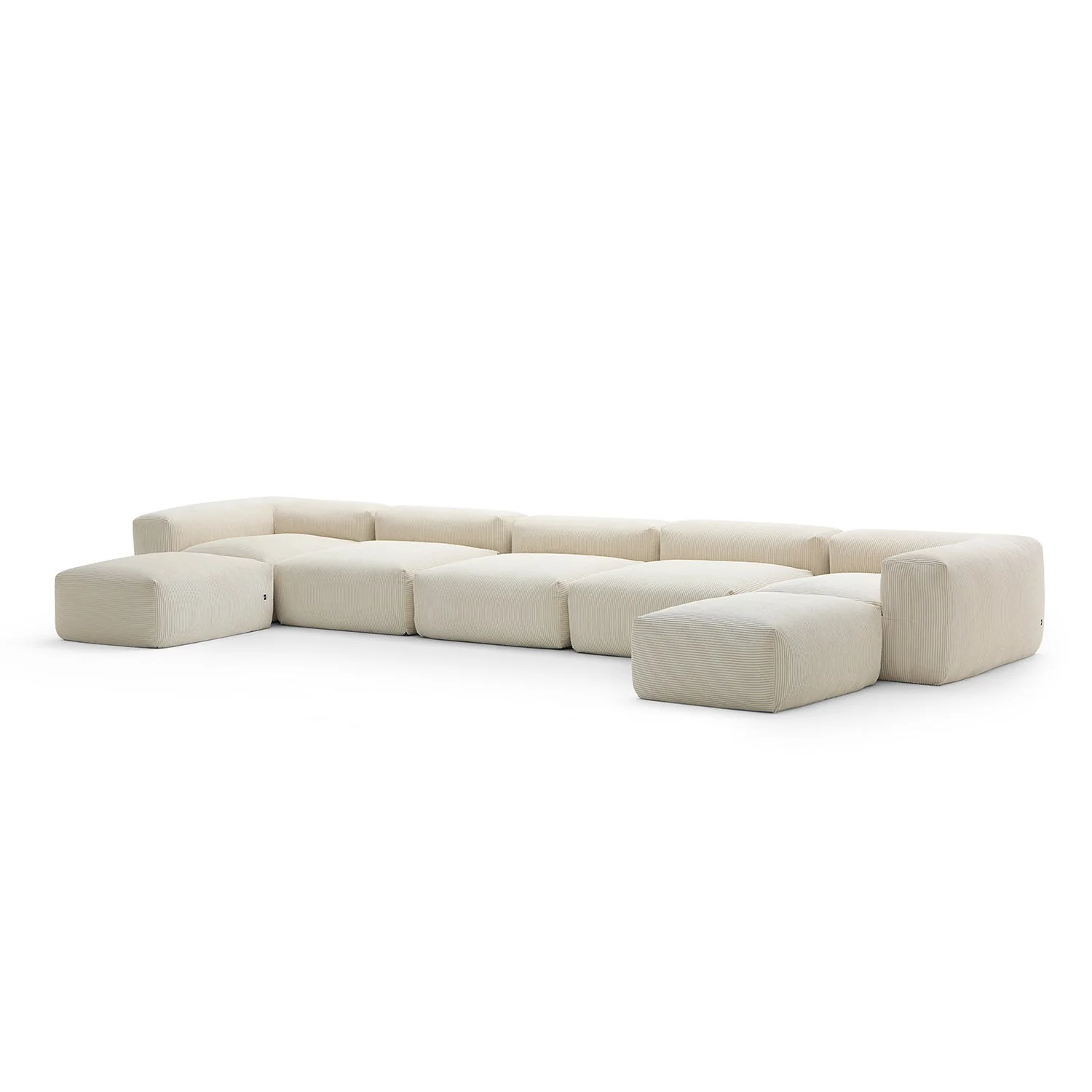 Mellow Extra Deep U Sectional with Ottoman - Image 64