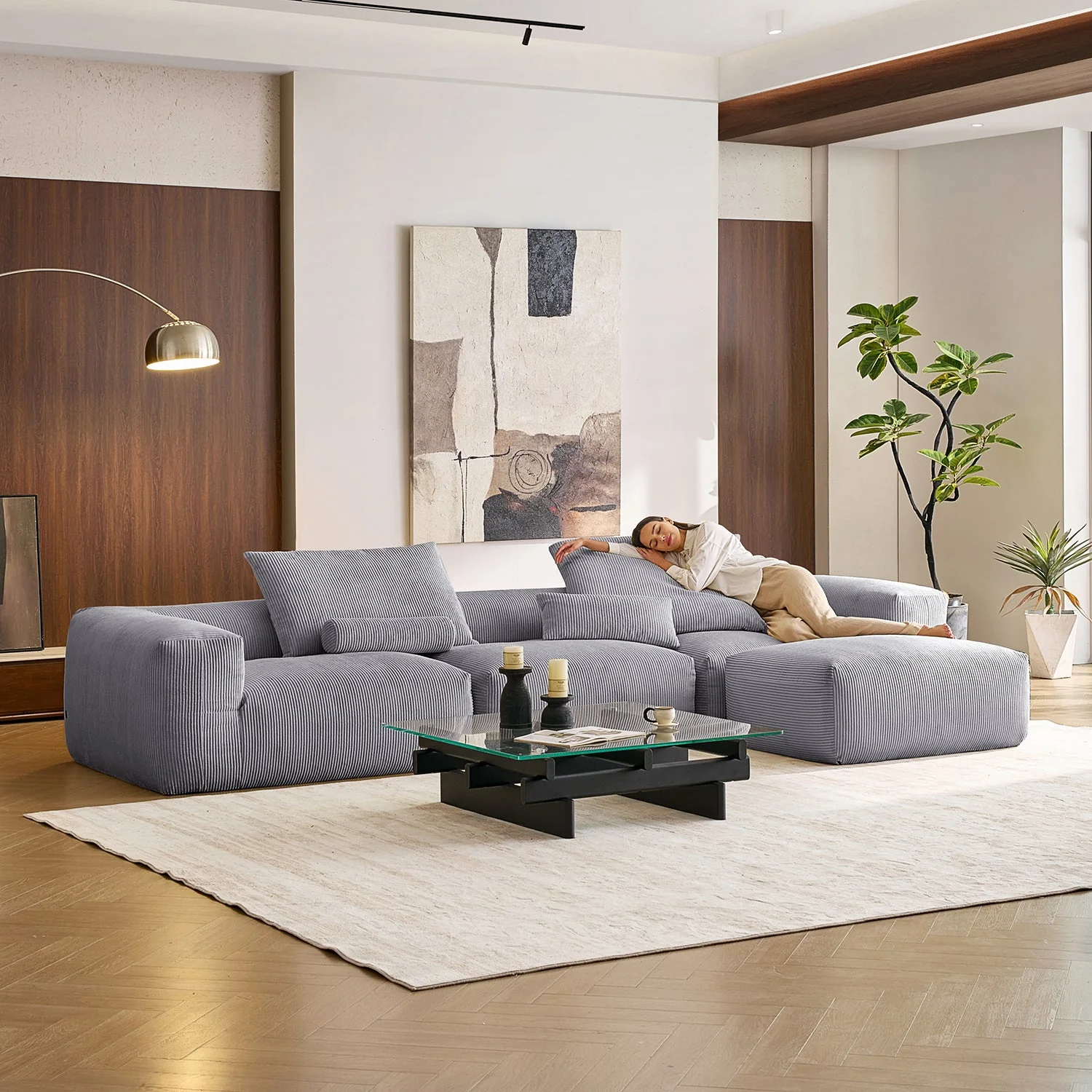 Mellow Sectional with Ottoman - Image 42