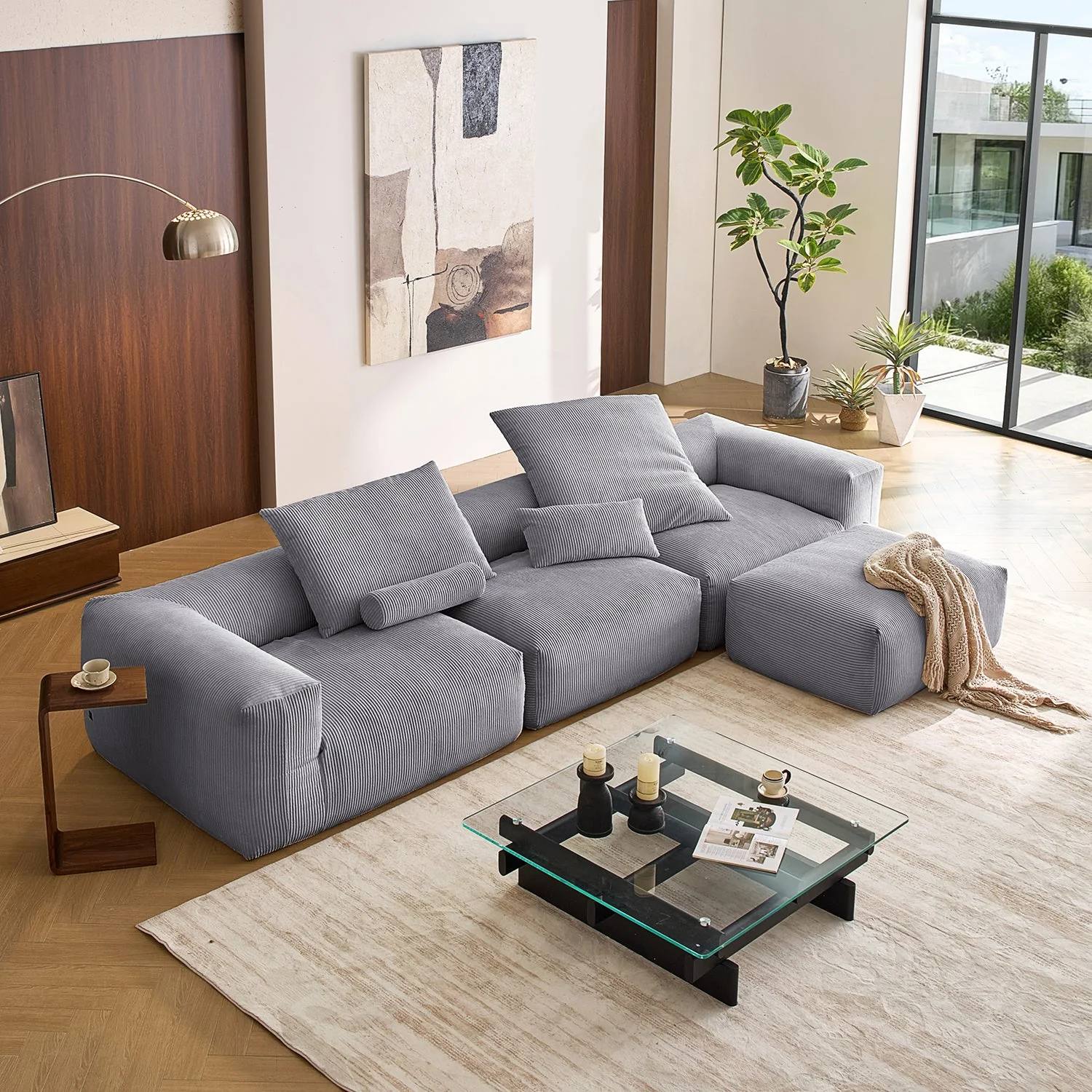 Mellow Sectional with Ottoman - Image 48