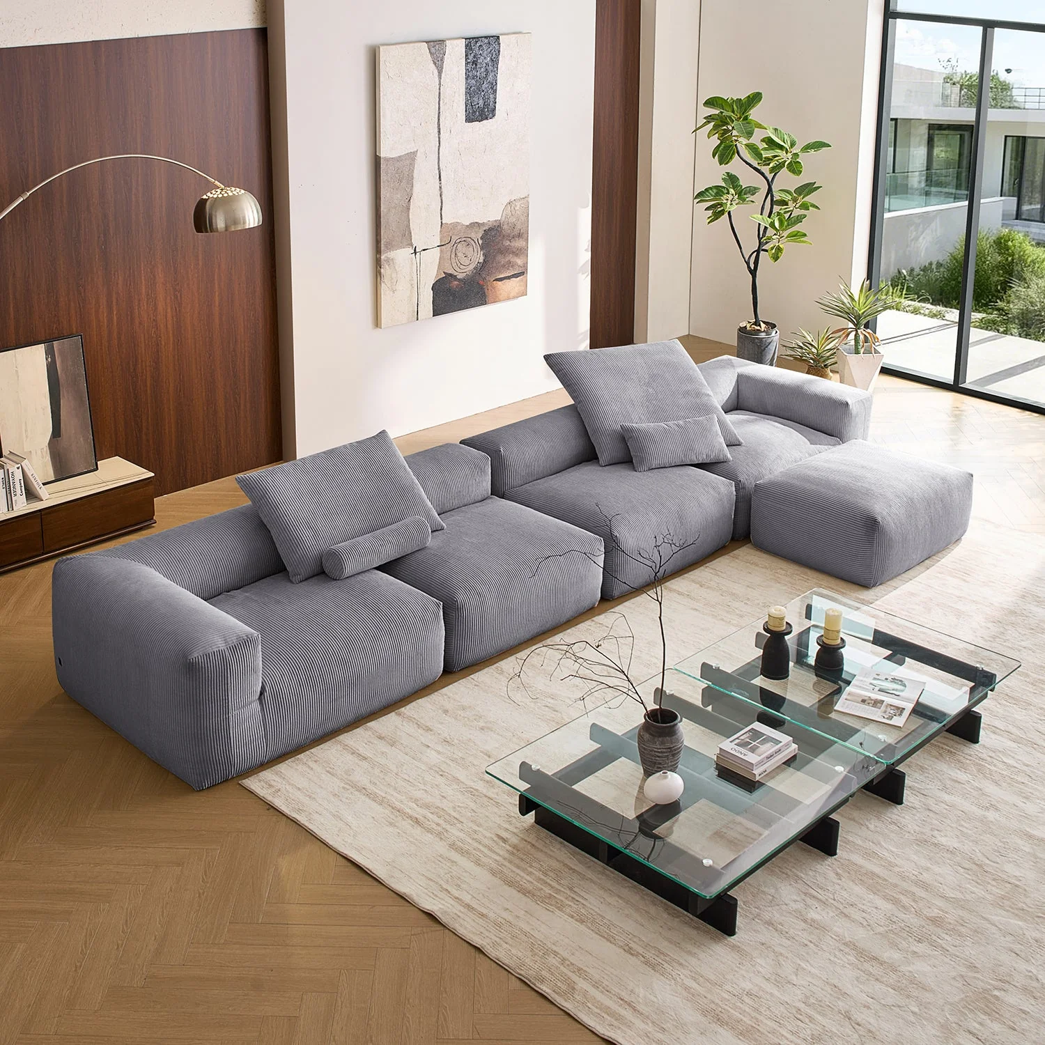 Mellow Sectional with Ottoman - Image 74