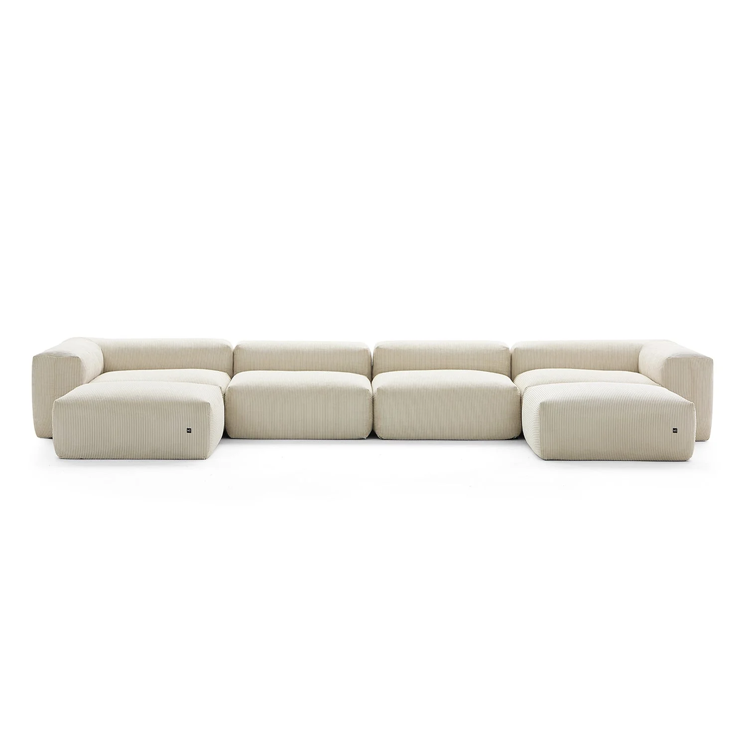 Mellow U Sectional with Ottoman - Image 28