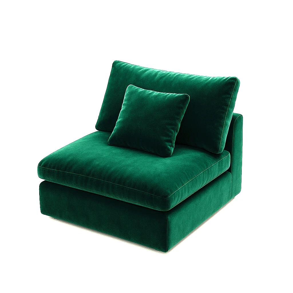 Tivoli Cloud Couch Armless Modular Seat - Image 31