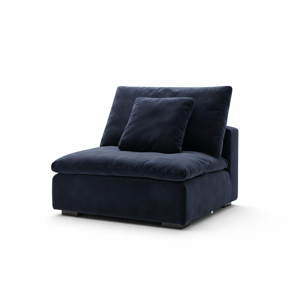 Tivoli Cloud Couch Armless Modular Seat - Image 37