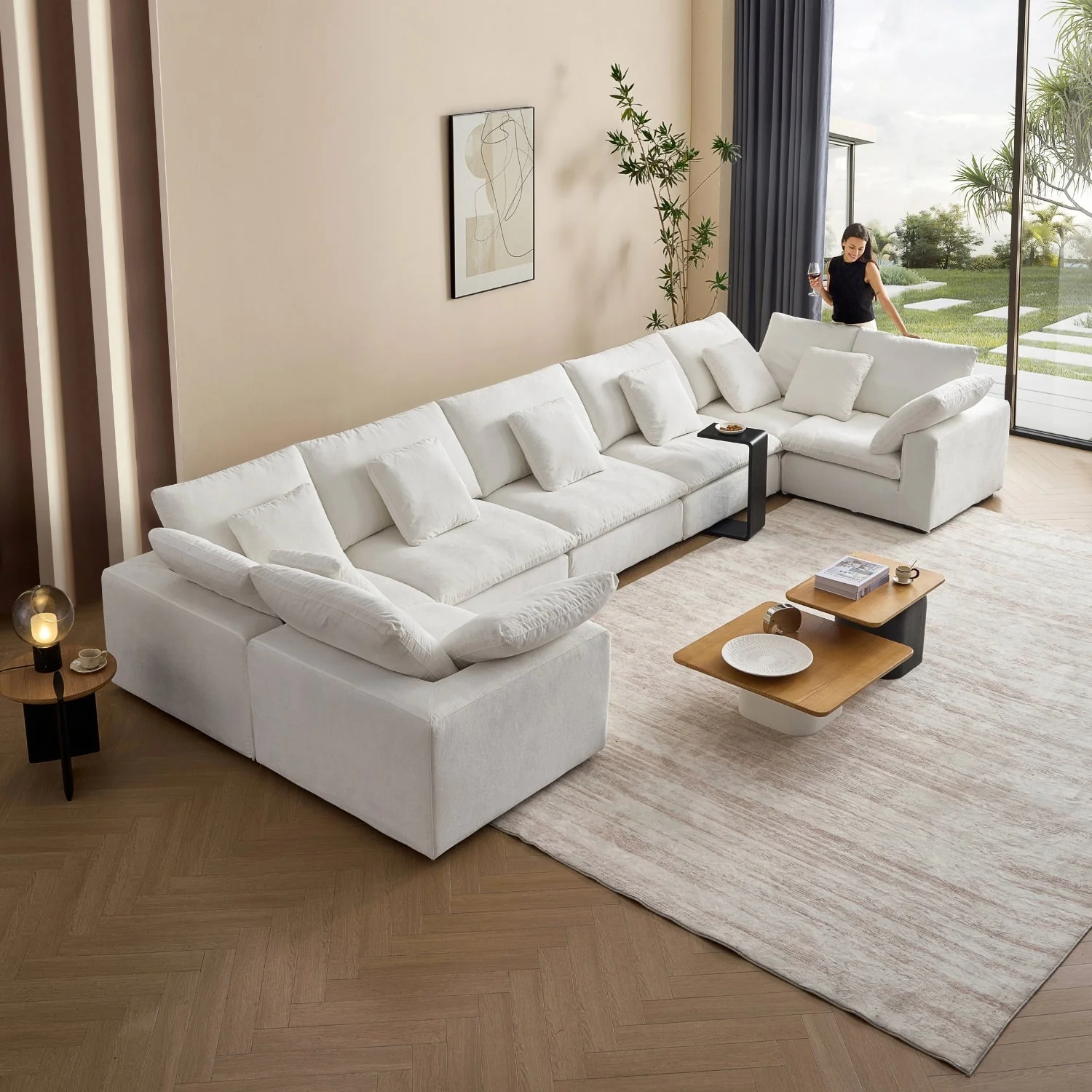 Tivoli Cloud U Closed Sectional - Image 118
