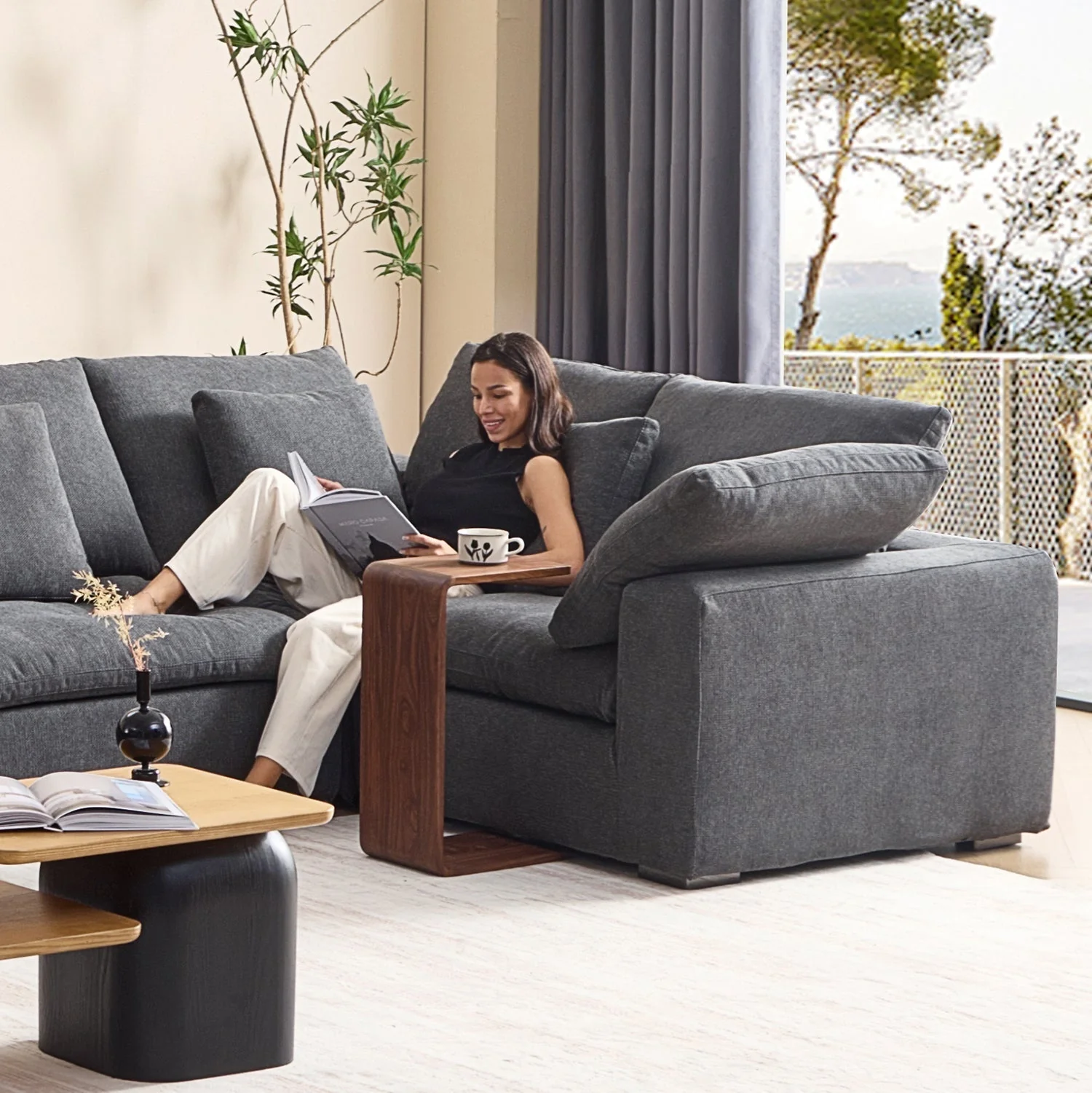 Tivoli Cloud U Closed Sectional - Image 53